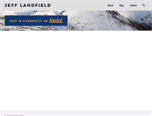 Tablet Screenshot of jefflandfield.com